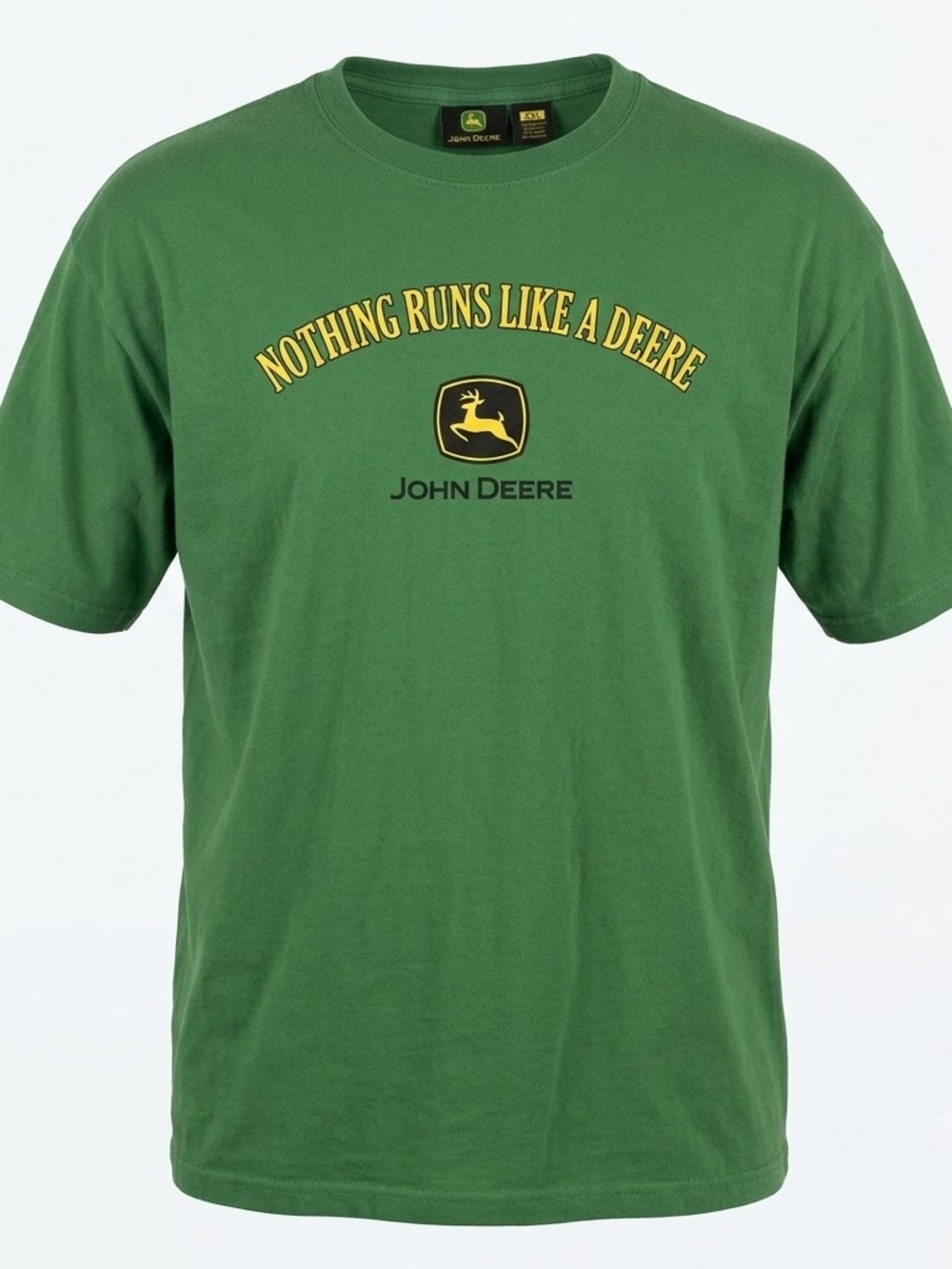 John Deere "Nothing Runs Like A Deere" Graphic Tee Green Size XXL